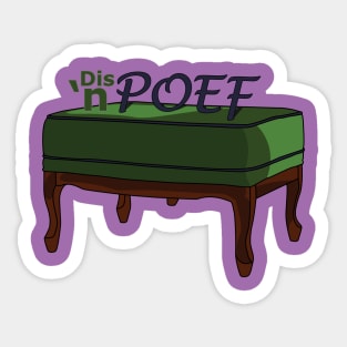 Dis n Poef Sticker